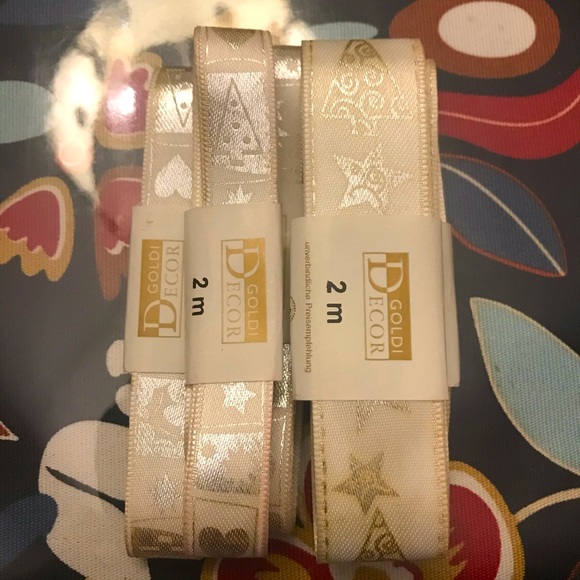 🎄VINTAGE Christmas satin ribbon new FROM 90s - Picture 9 of 12